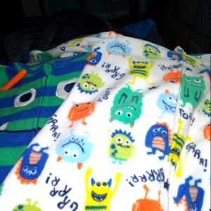 Costco Brand Monster Jammies (footed). 2t. Run big.